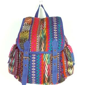Ecote Patterned Collage Backpack
